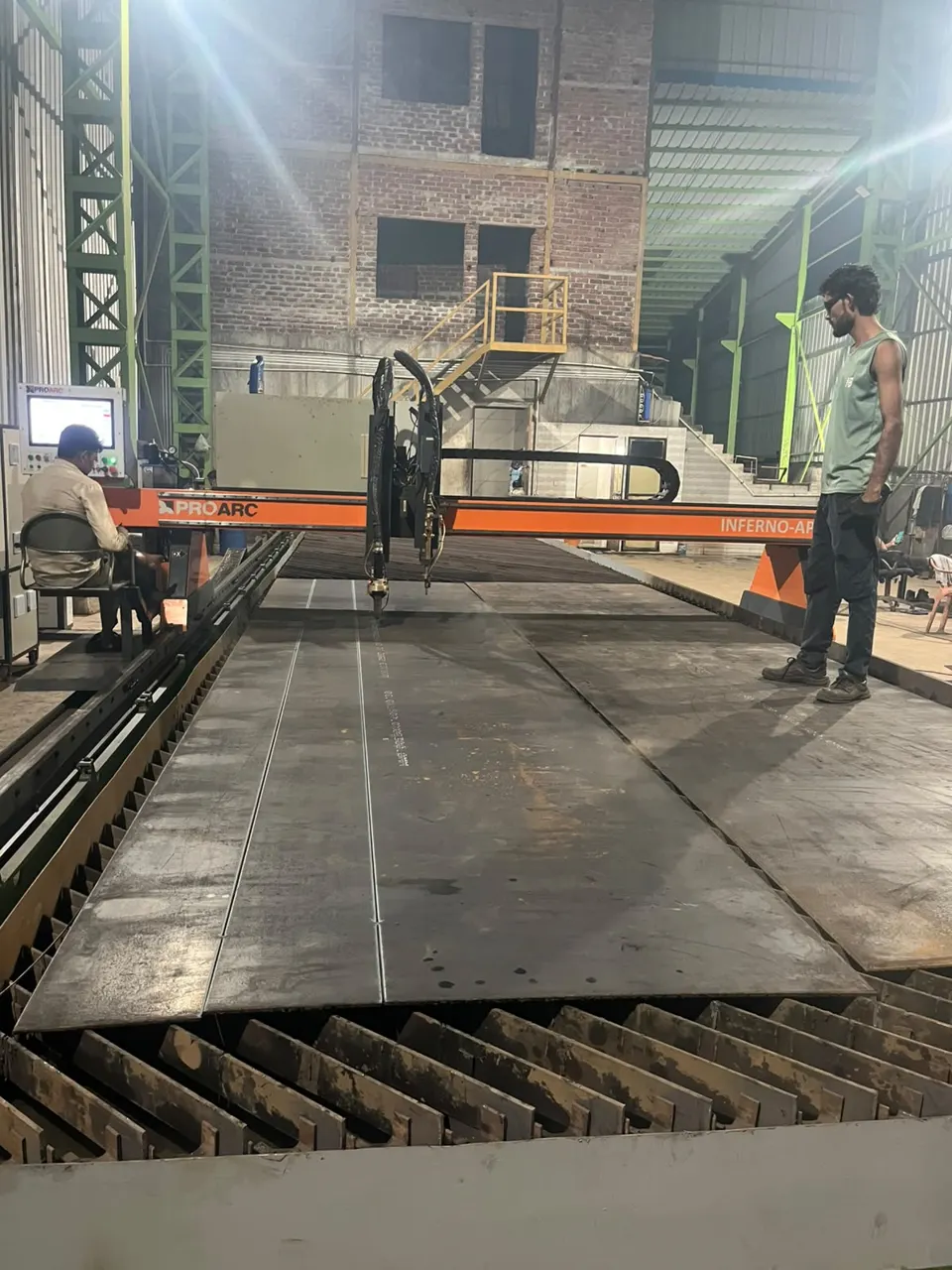 CNC plasma cutting machine operator at Reliable Steel Weld, Taloja MIDC